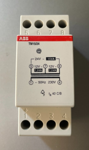 Abb tasformatore 230v tm15 - tasformatore, tm15/24