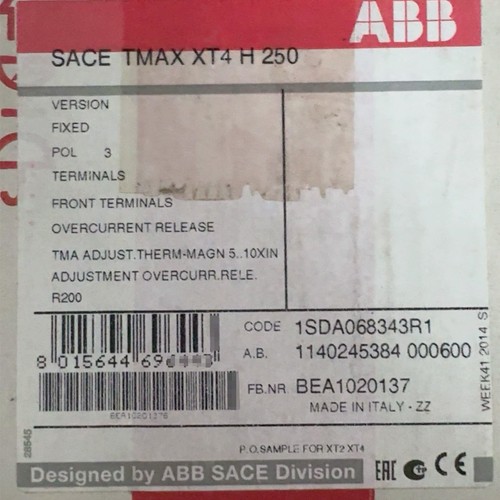 Abb xt4h 250 - abb,